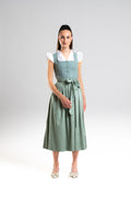 Dirndl Apfelland in Salbeigrün
