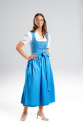 Dirndl Apfelland in Himmelblau